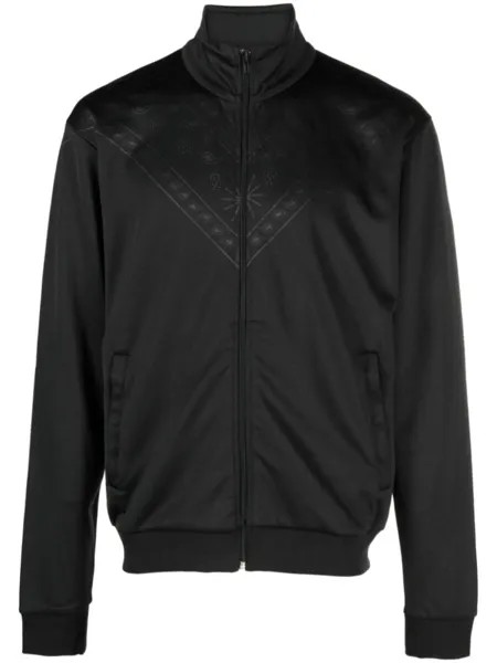 Marcelo Burlon County of Milan спортивная куртка с принтом, черный