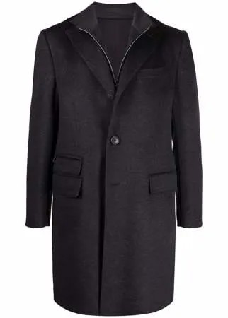 Corneliani однобортное шерстяное пальто