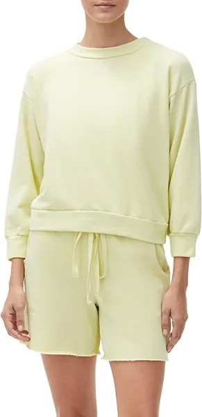 Толстовка Michael Stars Sia Crop Sweatshirt in Hermosa French Terry, цвет Volt