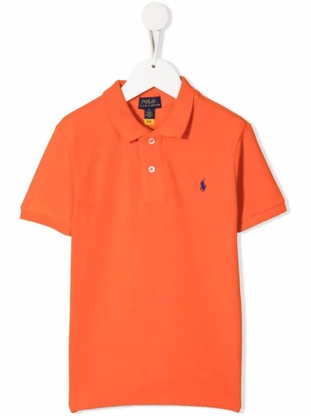 Ralph Lauren Kids рубашка поло с вышитым логотипом