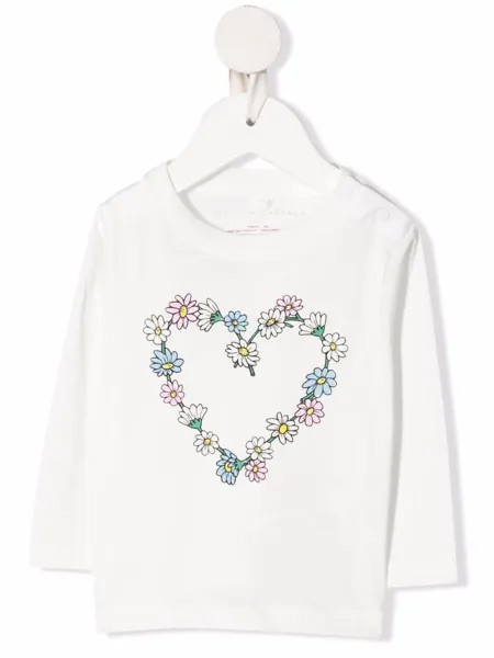 Stella McCartney Kids толстовка с цветочным принтом