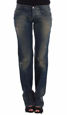 CNC Костюм Национальные синие рваные прямые джинсы из денима для W28 Рекомендуемая розничная цена 280 долларов США