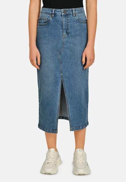 Юбка-карандаш OLIA Sisters Point, цвет medium blue denim