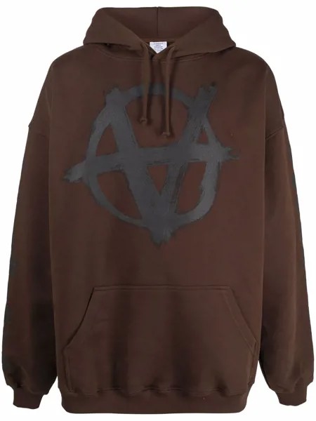 VETEMENTS худи с логотипом Anarchy