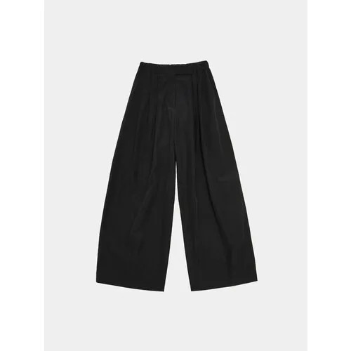 Брюки AMOMENTO Three Tuck Banding Pants, размер S, черный