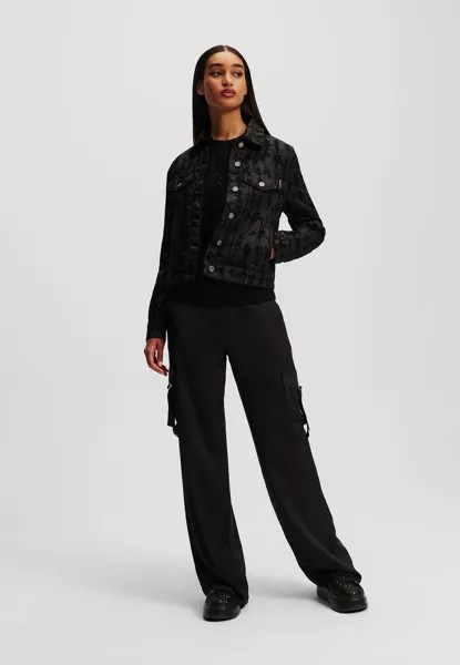 Джинсовая куртка KAMEO KARL LAGERFELD, цвет Black Denim Kameo