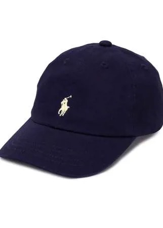 Ralph Lauren Kids кепка с вышитым логотипом