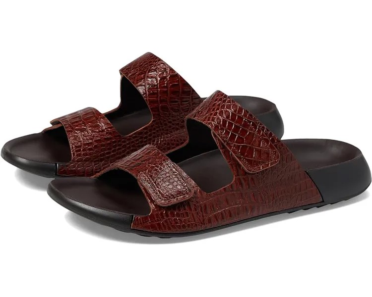 Сандалии ECCO 2nd Cozmo Two Band LX Slide, цвет Cognac