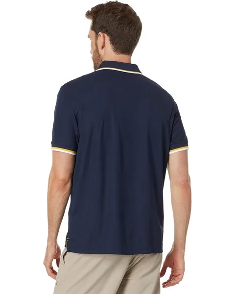Поло Nautica Navtech Sustainably Crafted Classic Fit Polo, цвет Navy Seas