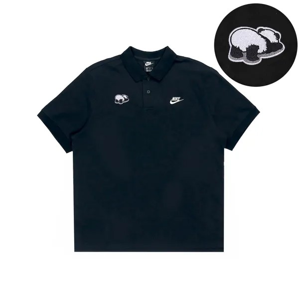 Рубашка-поло унисекс Nike, цвет Black