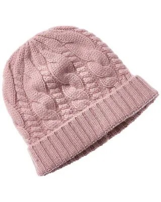 Женская кашемировая шапка Sofiacashmere Chunky Cable, розовая