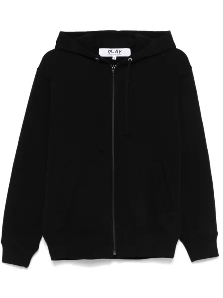 Comme Des Garçons Play худи с нашивкой, черный