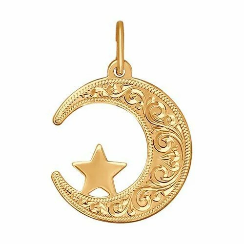 Подвеска GOLD CENTER, красное золото, 585 проба