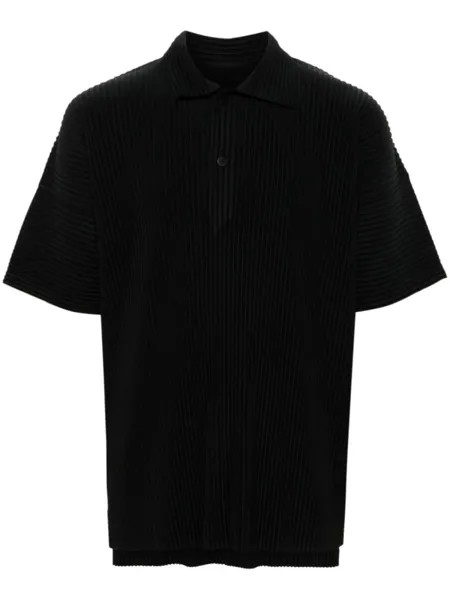 Homme Plissé Issey Miyake рубашка поло MC May, черный