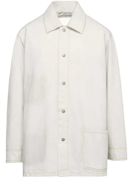 Maison Margiela джинсовая куртка-рубашка Selvedge, белый