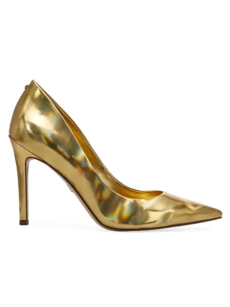Туфли с переливающимися оттенками орехового цвета Sam Edelman, золото