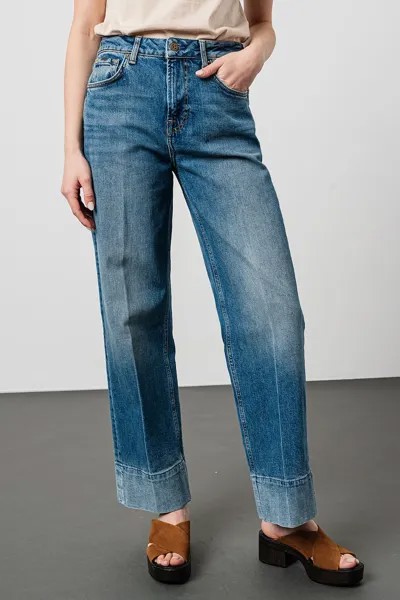 Прямые джинсы с потертым эффектом Pepe Jeans London, синий