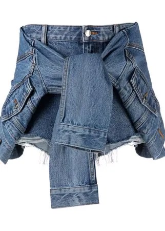 Alexander Wang джинсовые шорты с завязками