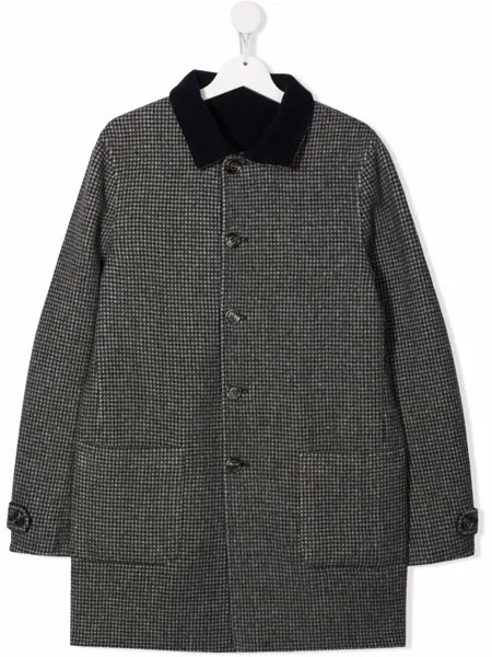 Brunello Cucinelli Kids двустороннее однобортное пальто
