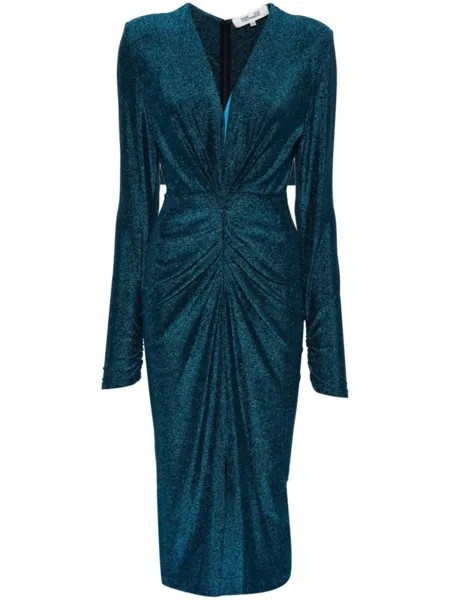 Diane Von Furstenberg платье миди Hades, синий