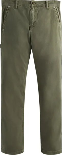 Брюки Kith Overdyed Canvas Colden Pant 'Flagstaff', зеленый