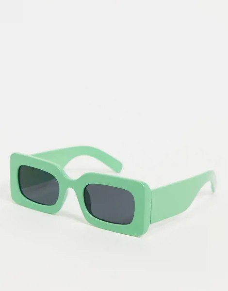 Зеленые солнцезащитные очки в стиле ретро AJ Morgan TV-Зеленый цвет