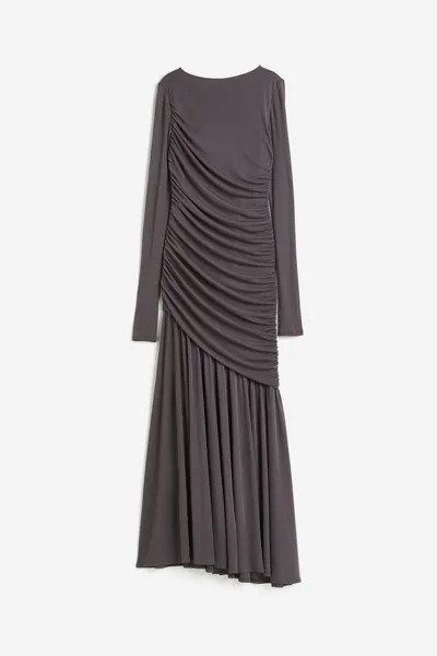 Платье из джерси с драпировкой H&M