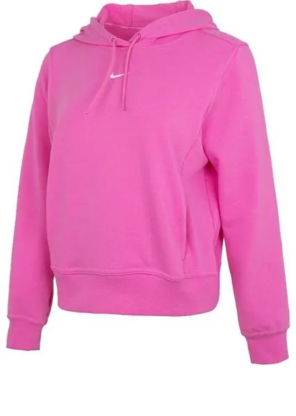Толстовка dri fit one быстросохнущий французский трикотажный свитер с капюшоном Nike, розовый