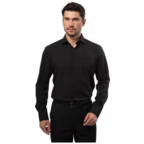 Рубашка GroStyle, размер 39/182, черный
