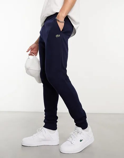 Lacoste – темно-синие джоггеры с логотипом