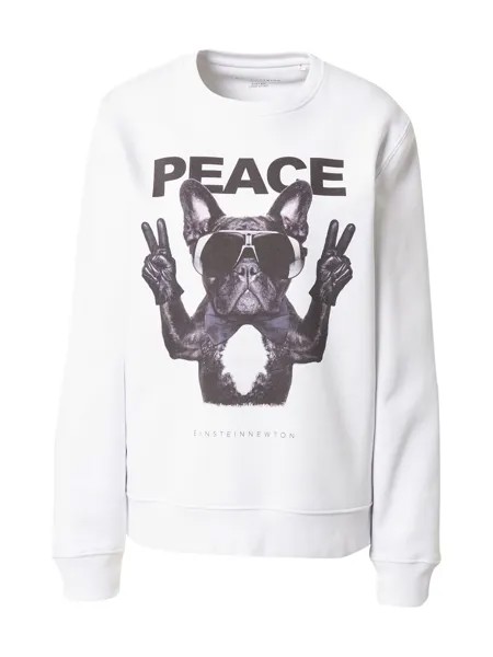 Толстовка Einstein & Newton Frenchie Peace, белый