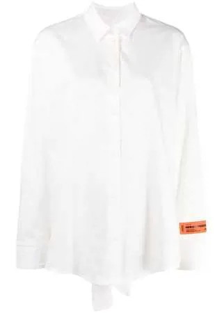 Heron Preston рубашка с открытой спиной