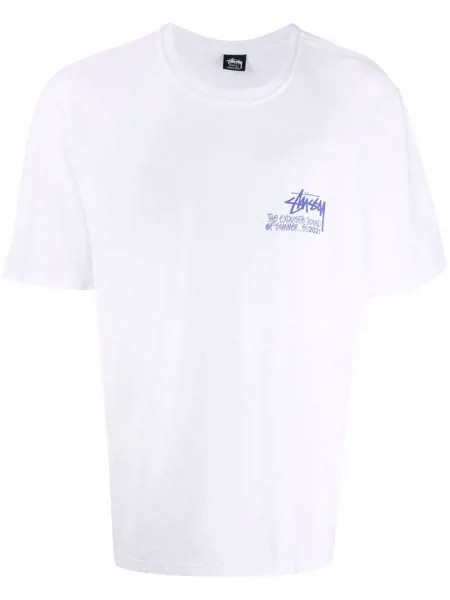 Stussy logo-print short-sleeved T-shirt