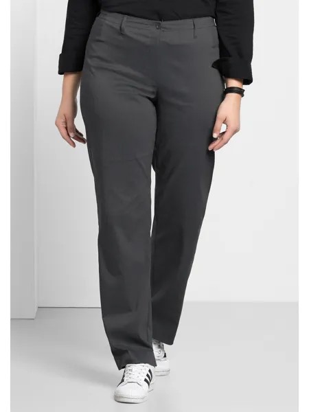 Брюки sheego Bengalin Hose, цвет grau meliert