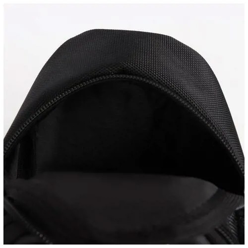 Рюкзак  слинг NAZAMOK, текстиль, черный