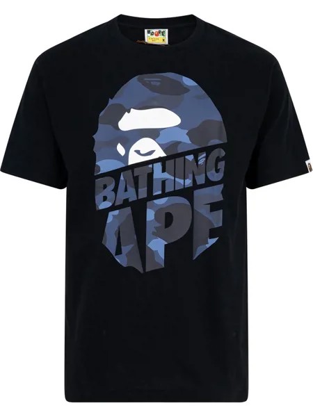 A BATHING APE® футболка Color Camo Peek Ape Head