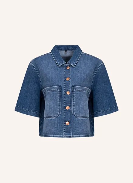 Джинсовая куртка с короткими рукавами True Religion, синий