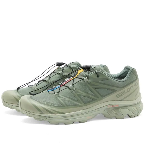 Кроссовки Salomon Xt-6 Gtx, цвет Desert Sage & Lily Pad & Laurel Wreath