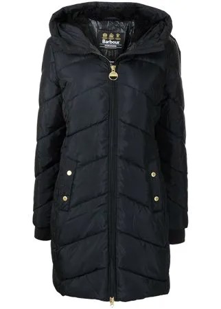 Barbour длинный пуховик