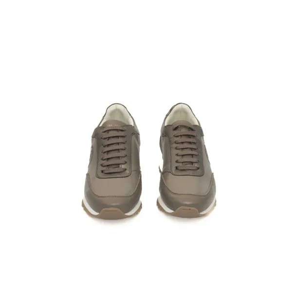 Cerruti 1881 Женские кроссовки из коровьей кожи, бежевый