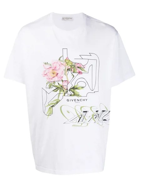 Givenchy футболка с принтом