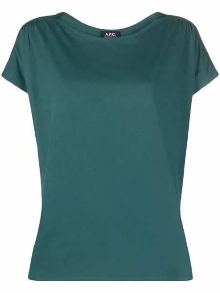 A.P.C. футболка со сборками