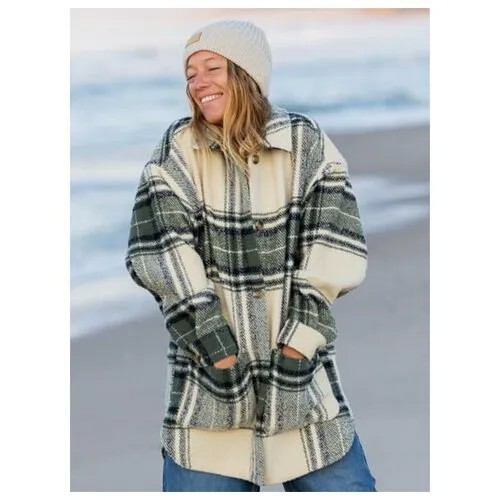 Куртка-рубашка Roxy check it out, размер XL, мультиколор