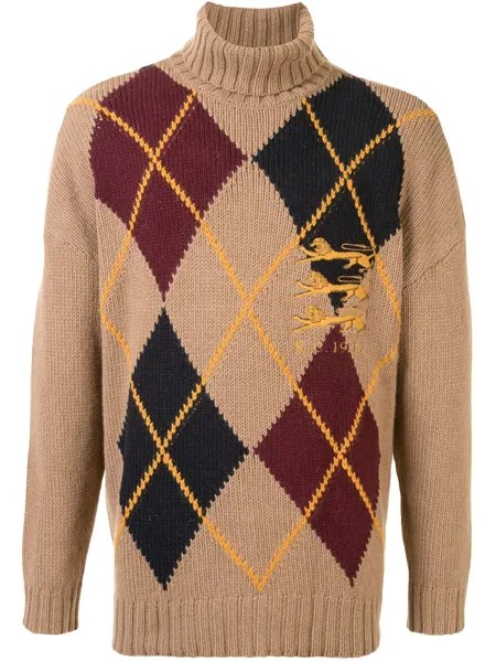 Kent & Curwen джемпер с узором