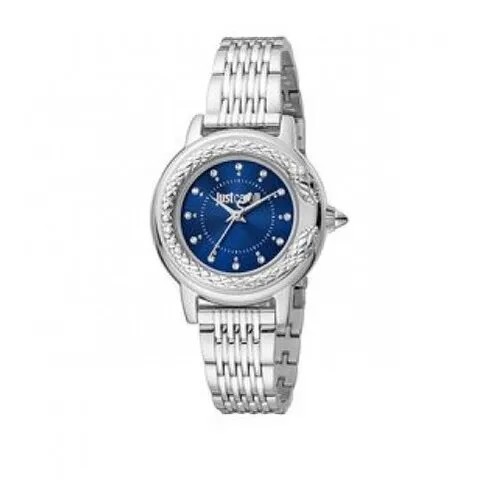 Наручные часы Just Cavalli JC1L151M0655, серебряный, синий