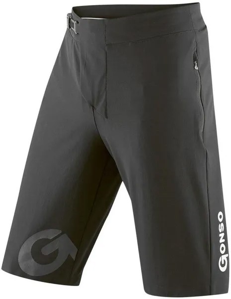 Тайтсы Gonso Sitivo Shorts He-Bikeshort, black/fire, XL