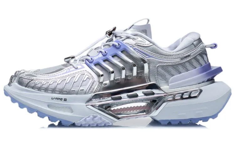 LiNing Xuankong Lifestyle Shoes Men Low-top Light Frost Blue/silver Selected