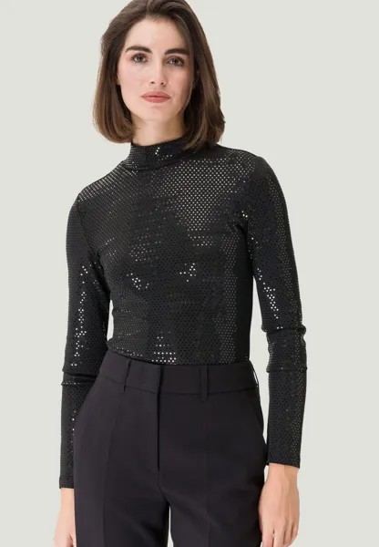 Рубашка с длинными рукавами MIT PAILLETTEN zero, цвет black beauty