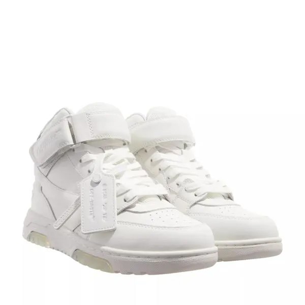 Кроссовки out of office mid top lea Off-White, белый