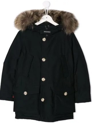 Woolrich Kids пуховик с капюшоном